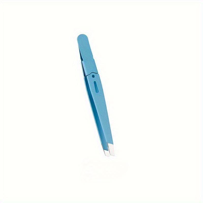 Eyebrow Tweezer Colorful Hair Beauty Fine Hairs Puller Stainless Steel Slanted Eye Brow Clips Removal Makeup Tools