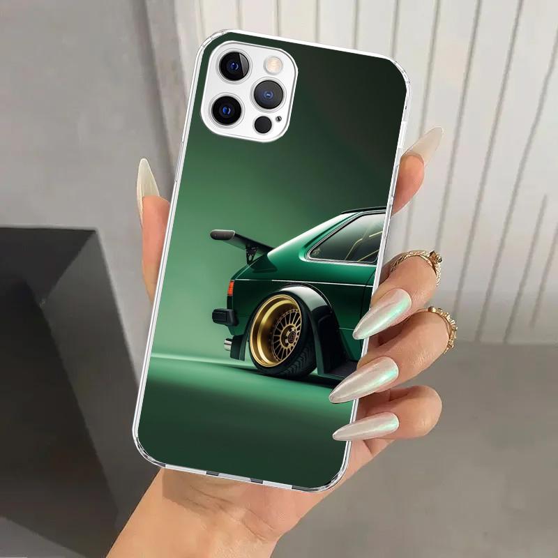 MK1 Golf Vintage Car Phone Case for Iphone 17 Air 16 15 Plus 14 13 Mini 12 11 Pro Max 16E 7 8 SE 2020 Soft Funda Print Shell 17