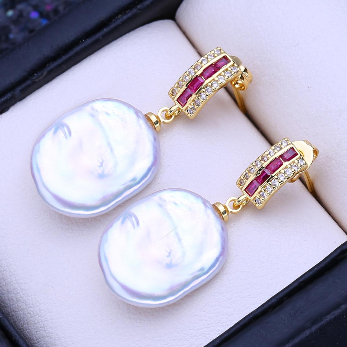 

FENASY Натуральные пресноводные жемчужные серьги Модные барочные жемчужные зеленые серьги-капли для женщин Подарок на день рождения Оптовая продажа C