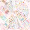 30sheets/lot Ins Style Star Circle Geometric Basic Pattern Stickers DIY Diary Scrapbook Planner Aesthetics Supplies