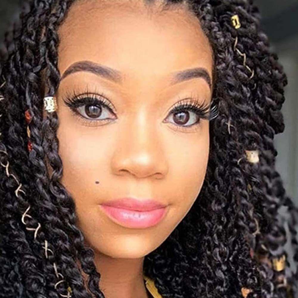 Metal Clip Wig Accessories Cuffs Tubes Rings African Hair Rings Braided Hair Beads Dreadlock Beads