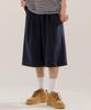 Jemeot Flash Summer Knee-Length Bermuda Shorts Dark Navy Kjsp2618
