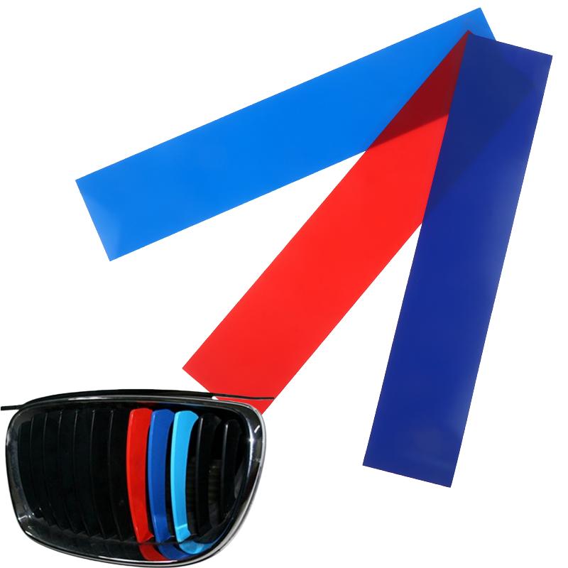 1/3/5 Set Decorazione Auto Personalizzata Striscia M Colore Griglia Adesivo Per Serie 1 3 5 X1 X3 X5 Accessori Auto Trim