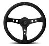 MOMO Steering Wheel Model 07 Black Edition BLACK EDITION Horn Button Included Outer Diameter 350mm M-40 MOD.07