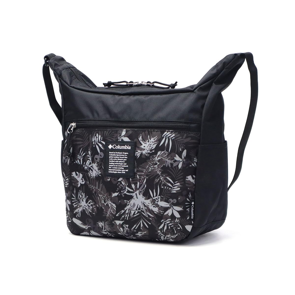 

Columbia Simple Shoulder Black Gray Bag,