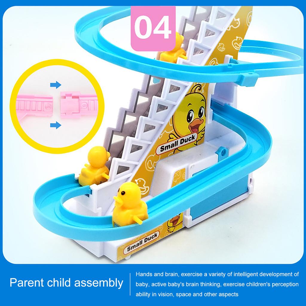 Puzzle Children's Electric  Race Stair Climbing Game Can Run s