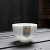 Ceramic Single Cup Coffeeware Teaware Kung Fu Tea Accessories Cups Kitchen Dining Bar Home Garden