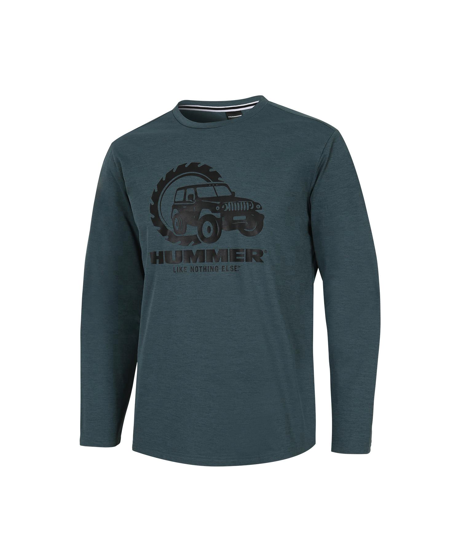 Hummer H1 Sorona Long Sleeve T-Shirt Charcoal 110/Free