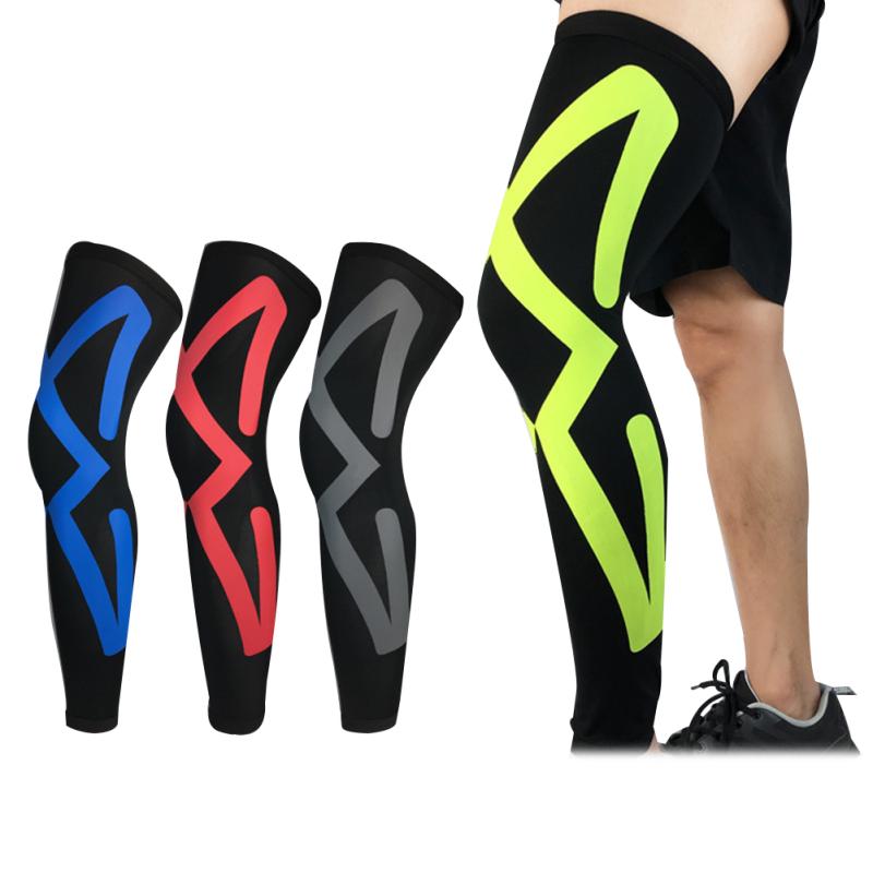 Knee Pads Compression Long Leg Sleeve Protector Gear Breathable Crashproof Antislip Basketball