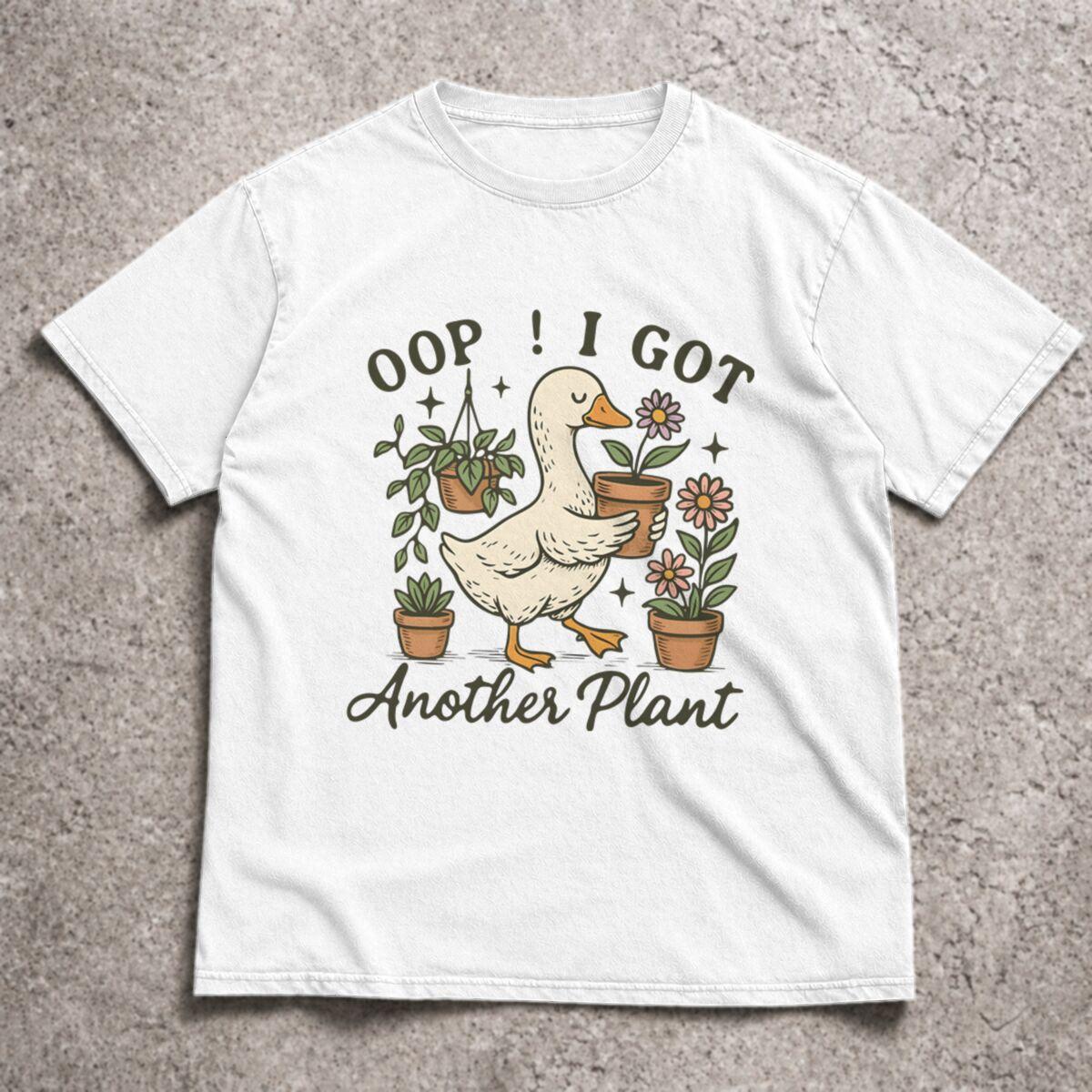 I Got Another Plant Shirt Funny Gardening Duck Plant Tee Plant Lover TShirt Botanical Gardener Gifts Short Sleeve ONeck Tops S