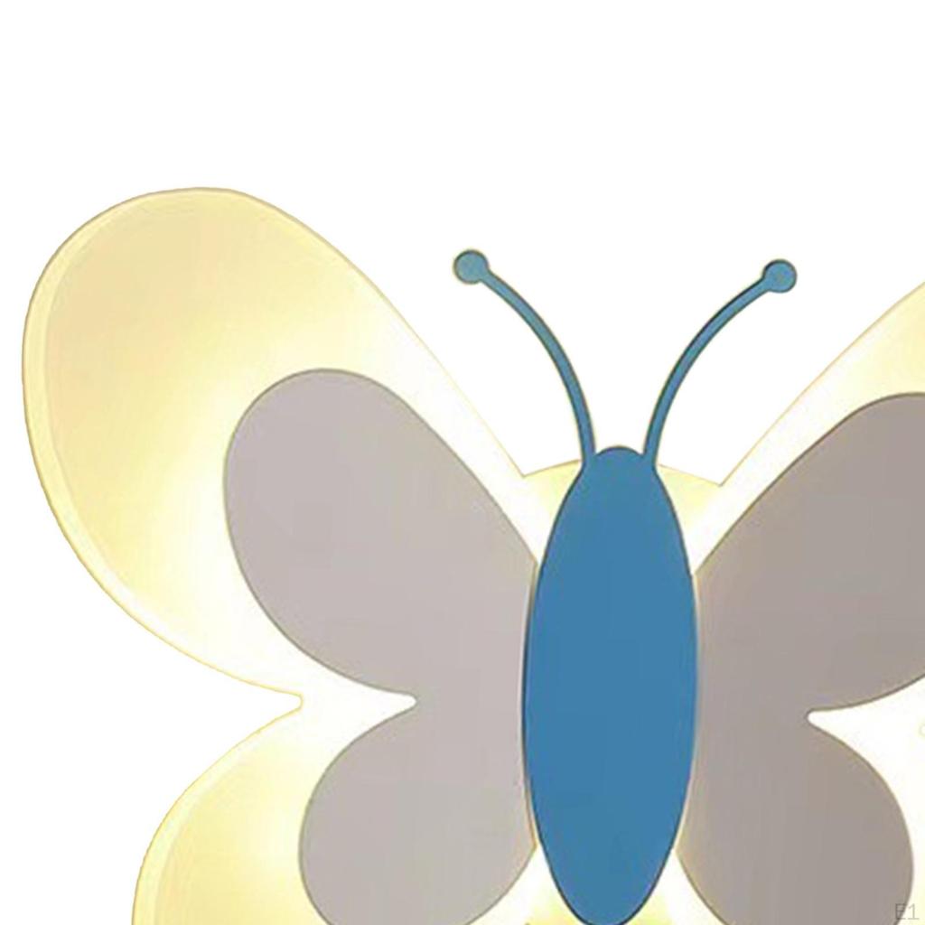 Light Lamp Wall Mount Creative Minimalist Butterfly Modern Night Lights for Bedroom Living Room