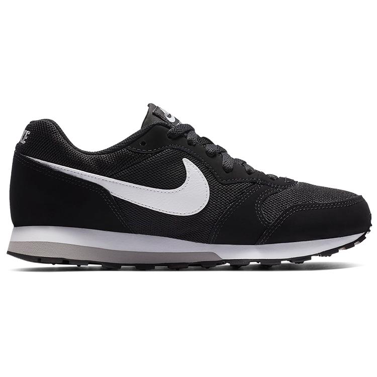Nuovo Nike MD Runner 2 Nero Bianco GS 807316-001