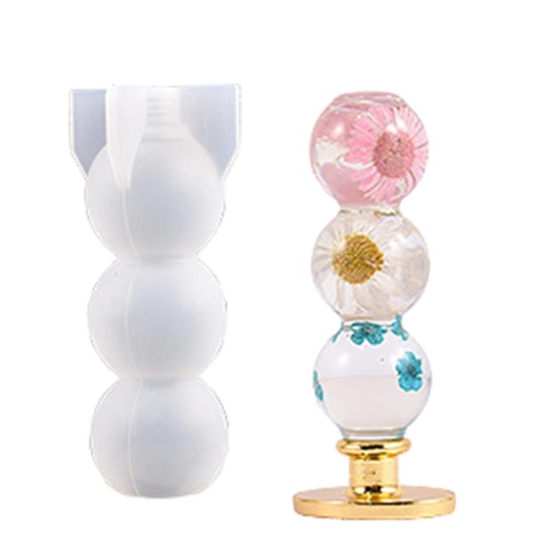 Stamp Handle Resin Mold Sealing Handle Mold Wedding Invitations Wax Seal Stamp Handle Mold for DIY Crafts Crystal