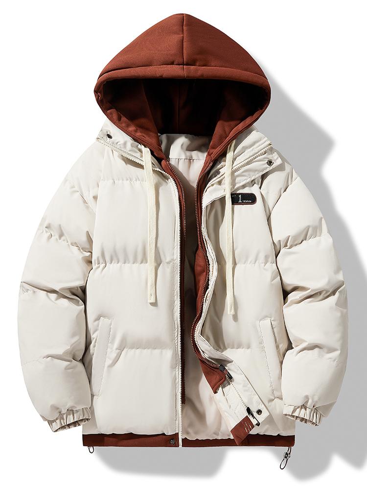 Clothing New Fleece Lined Parka Outdoor Warm Snow Men's Long Coat Parkas Clothes Fashion Men's Winter Hooded Jacket Puffer Parka