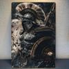 Spartan Warrior Metal Wall Art Vintage Decor 20x30cm