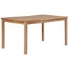 Day and Night - Day and Night Solid Teak Wood Garden Table 150x90x77 Cm