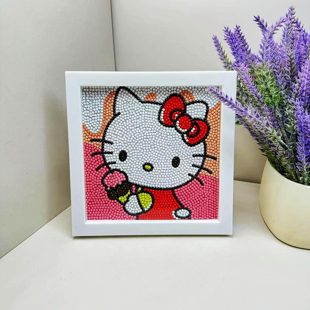 Free Shipping/Cartoon Diamond Painting Children'S Gift Handmade Cross Stitch Framed Diy Bedroom Sticker