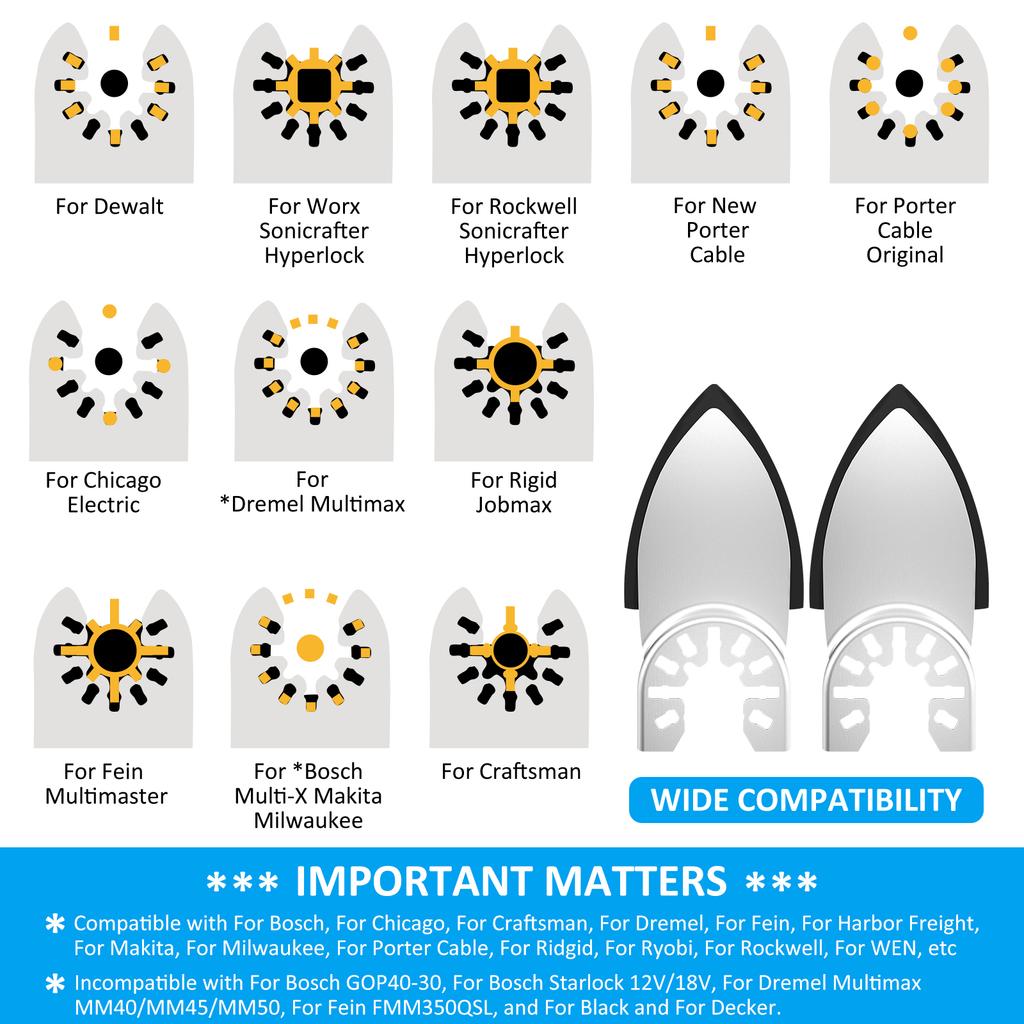 62/77Pcs Oscillating Multi Tool Sanding Pads and Finger Sandpaper Set Sanding Pads 60/80/120/180/240/320Grit Hook&Loop Sandpaper