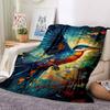 1pc Avian Colors Lightweight Flannel Blanket, Comfortable and Warm Blanket, for Office and Camping Sofa Bed, Livingroom200