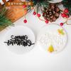 Merry Christmas Holiday Cookies Stamping Novice Baking Tools Cookies Cutter Christmas Biscuit Mold Cake Decorating Tools