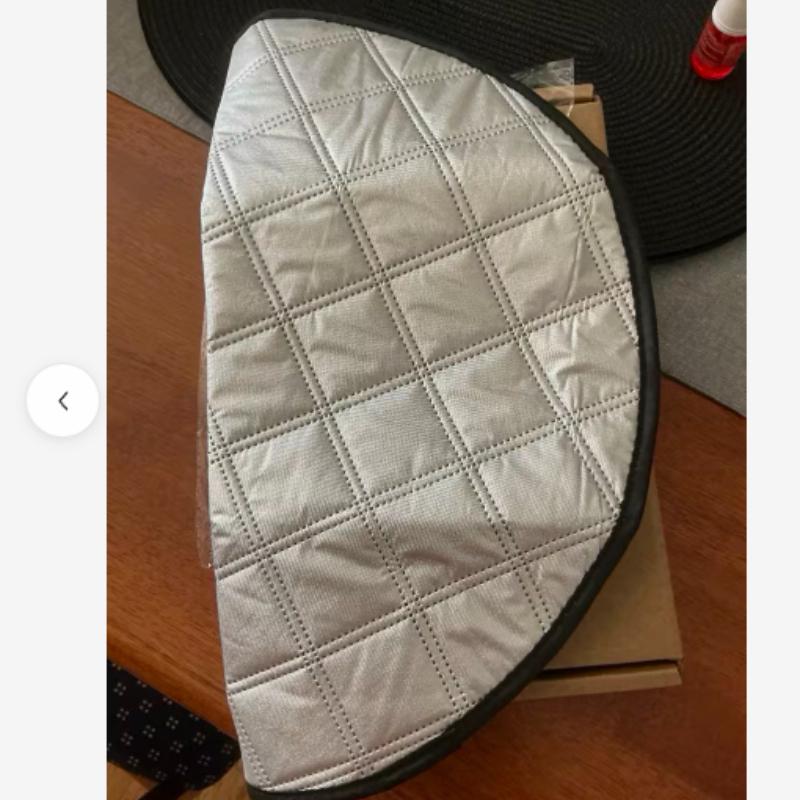 2Pcs Universal Car Steering Wheel Sunshade Cover - Heat Insulation & Sun Protection Protector for Summer