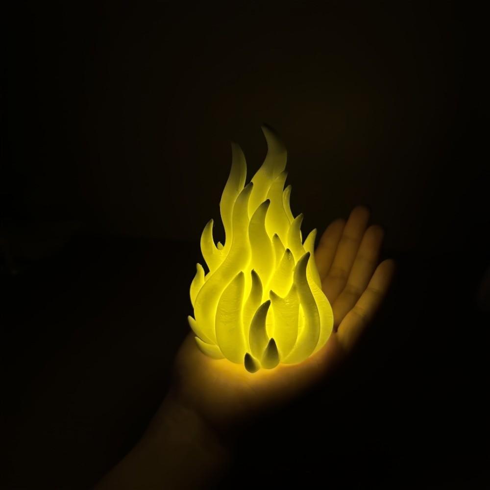Creative Simulation Flame Night Light Color Changing Bonfire Lamp Simulation Fire Lamp  Courtyard