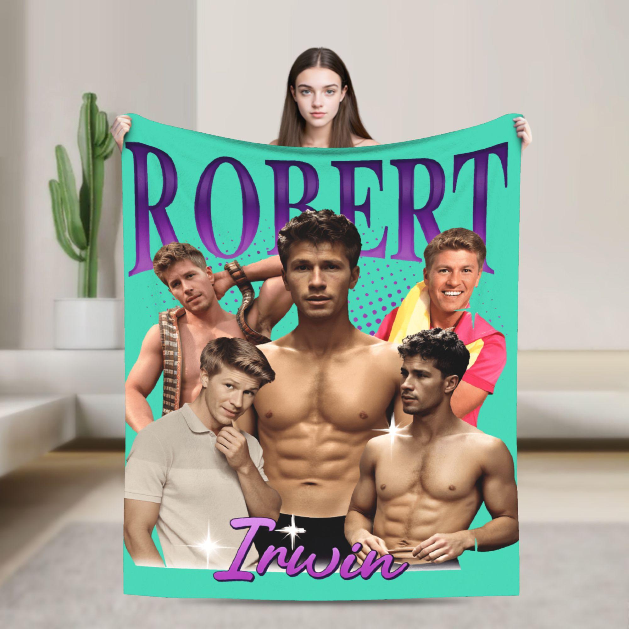 Robert Irwin Poster Blanket Kids Adults  Flannel Throw Blanket For Home Decor Super Soft Design Quality Bedspread Present 130cmx150cm