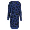 Fashion Women Knitted Print Long Sleeve Cardigan T-shirt Tops Sweater Coat