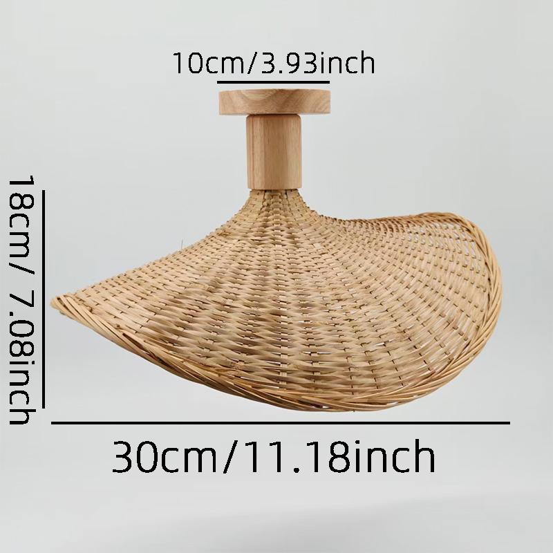 

Бамбуковая Потолочная Лампа Ротанговая Ручной Работы Подвесная Лампа Ресторан Спальня Гостиная Для Домашнего Декора Люстра Светильники