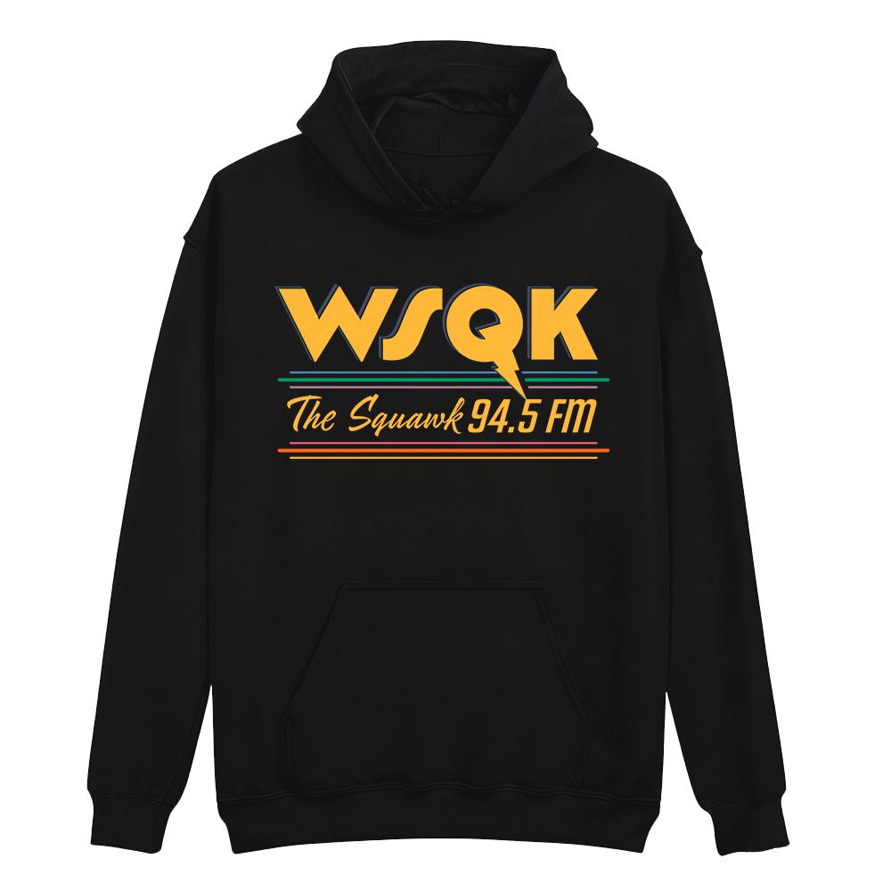WSQK The Squawk 94.5 FM Bluzy Beam Me Up Place Sucks Nadrukowane Bluzy z Długim Rękawem z Kapturem Odzież Unisex