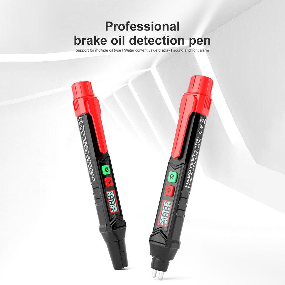 Brake Tester Pen ABS Material Audible And Visual Alarm Brake Fluid Oil Tester
