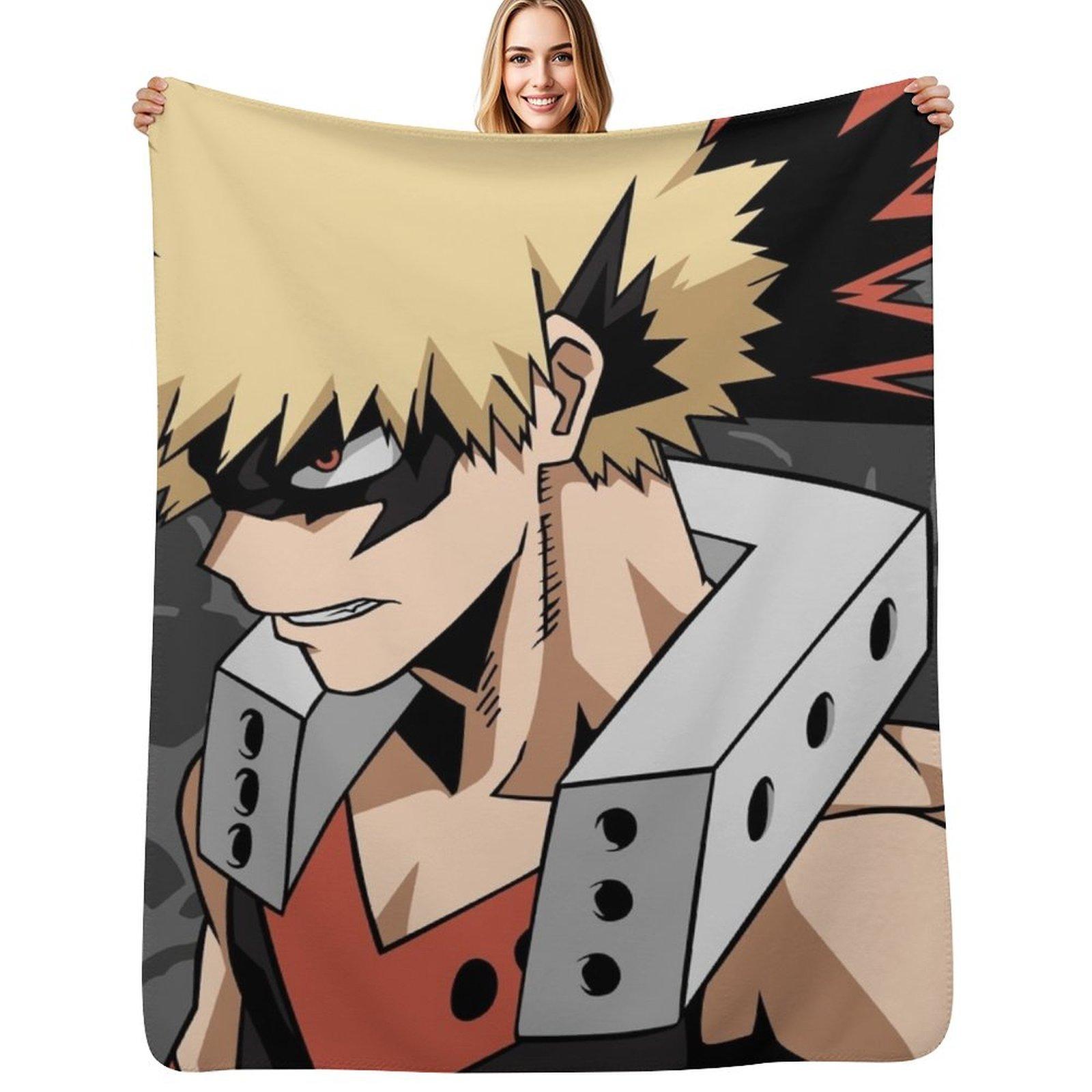 

Bakugo Throw Blanket Soft Comfort Blanket for Reading Watching TV 102x76cm(40x30in)