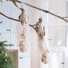 Realistic Glitter Christmas Bird Ornaments Foam Christmas Tree Decoration  Indoor Decoration