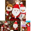 Gemütliches Weihnachten Plüsch Santa Elch Schneemann Stofftier Perfekt für Jungen und Mädchen Geschenke