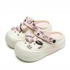 Women S Cute Pony Clogs Summer Thick Sole Non Slip Indoor Outdoor Sandals