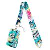 Anime Girl Lanyard Manga Card Holder Neck Strap for Key ID Card Phone Straps Badge Holder Keyrings Cosplay Accessories Gifts