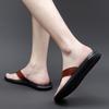 Mens Flip Flops Summer Beach Sandals Breathable Slippers for Man Non-Slip Cool Flats Outdoor Casual Shoes Lightweight Half Drag