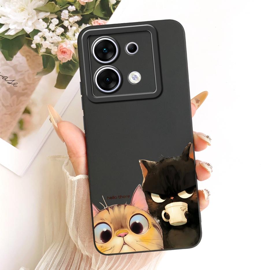 For Infinix Zero 30 5G Case X6731 New Flowers Candy Painted Cover Soft Silicone Case For Infinix Zero 30 4G X6731B Zero30 Fundas