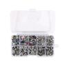 Clothing Button Set Multicolored Solid Buckles+Pliers Set Metal Snap Button Replaceable Clothing Buttons
