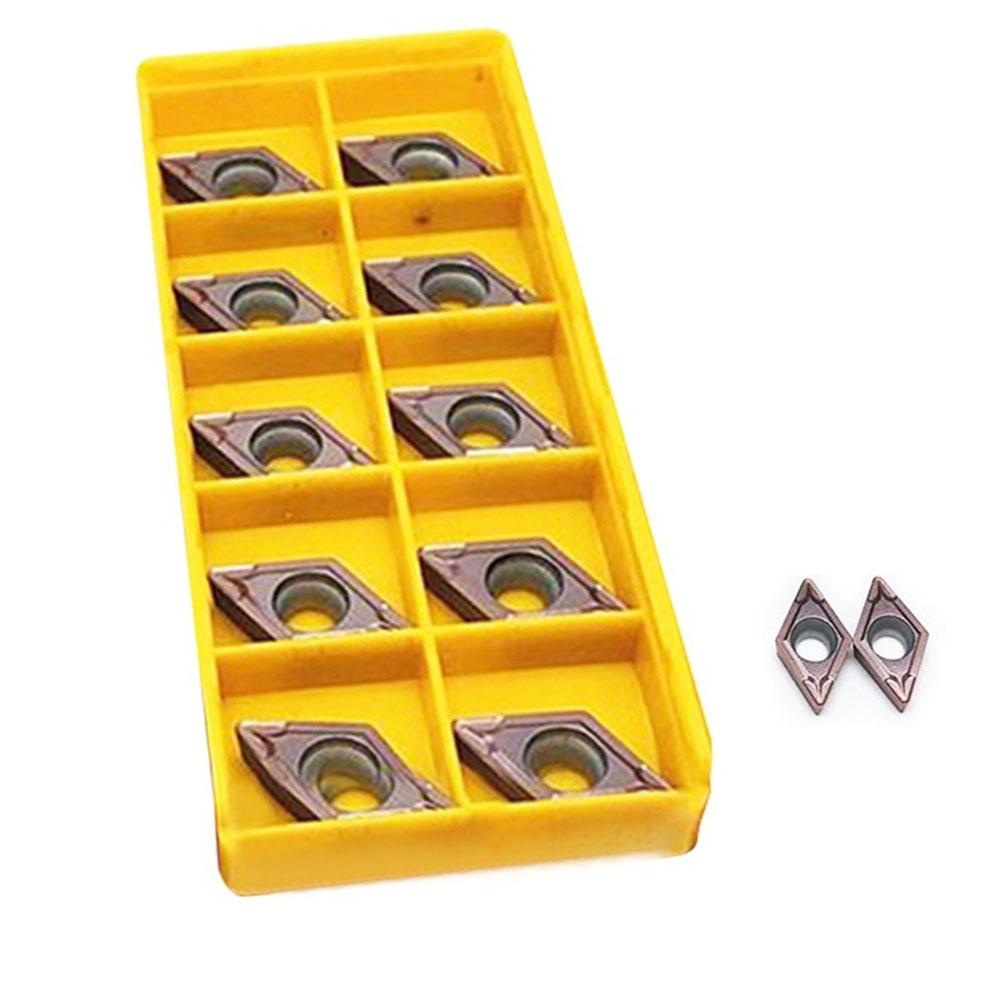 10 Stück Hartmetall-Wendeplatten Schneidwerkzeug DCMT11T308-MP