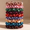 19Pcs Women Hair Tie Smooth Satin Elastic Hair Bands Gentle On Scalp Hair Ropes Daily Party Outing Hair Accessories