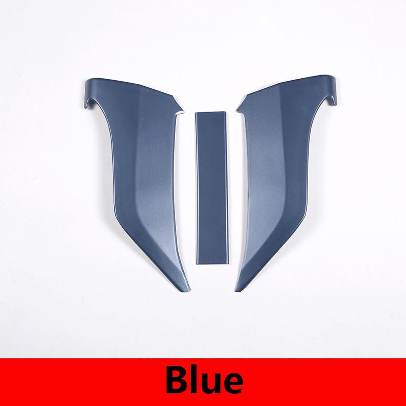 For 2020-2023 Land Rover Defender 90 110 ABS Matte Black car center console knee side panel trim cover sticker car accessories