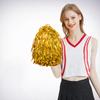 Tanz-Pompoms Schafttyp Flauschig PET Doppelpass Cheerleader Handblume Ball Dekoration für Fußball