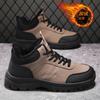 Winter men's high-top thick-soled snow boots large-size casual sports men's shoes piled and thickened warm cotton shoes