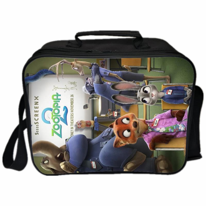 Zootopia Insulated Lunch Bag for Kids - Perfect for School & Outdoor Picnics