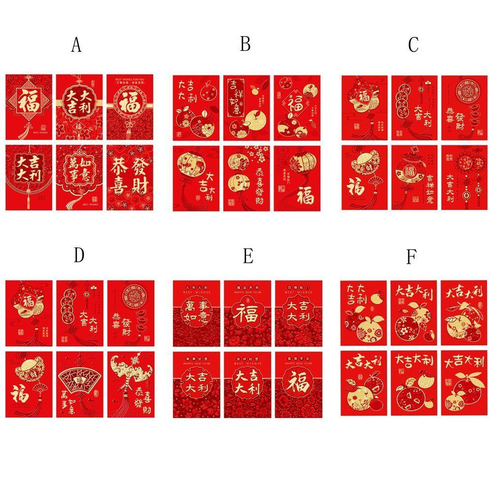 Light Weight Spring Festival For Chinese New Year Red Envelopes New Year Bag Red Purs Lucky Purse