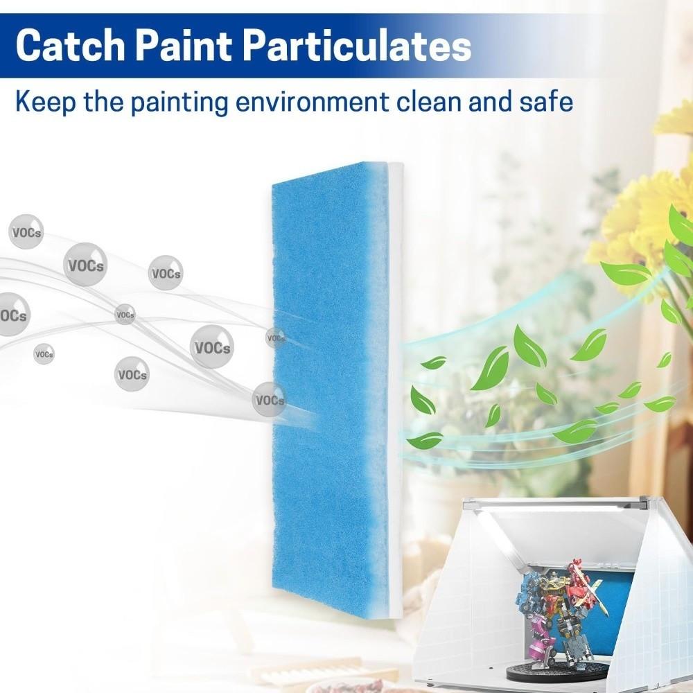 2pcs Exhaust System Paint Booth Filter Double Layer Replacement Filter Cotton  For Tent System