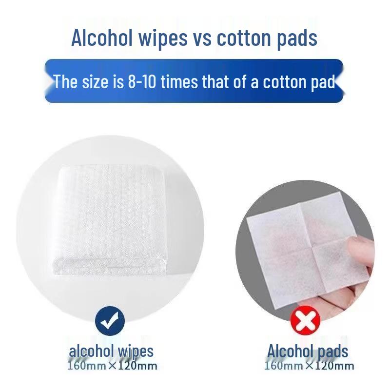 Medical-Grade 75% Alcohol Disinfection Wipes with Lid, Thickened for Adult Home Use