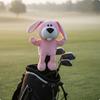 Copritesta da Golf a Fumetti Morbido Copri Mazza Animale di Peluche Protettivo