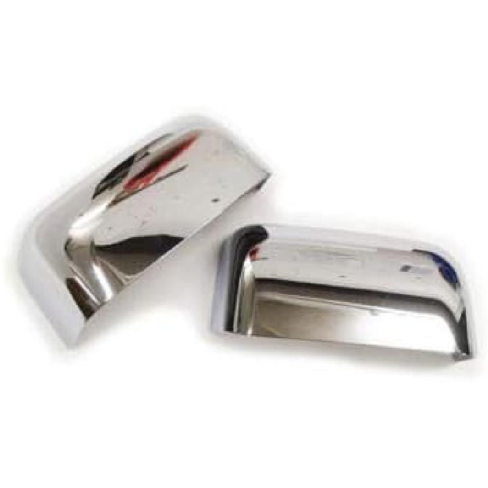 1 Pair Chrome Side Mirror Cover Top Half for 08-16 Ford F250 F350 F450 F550 SUPERDUTY